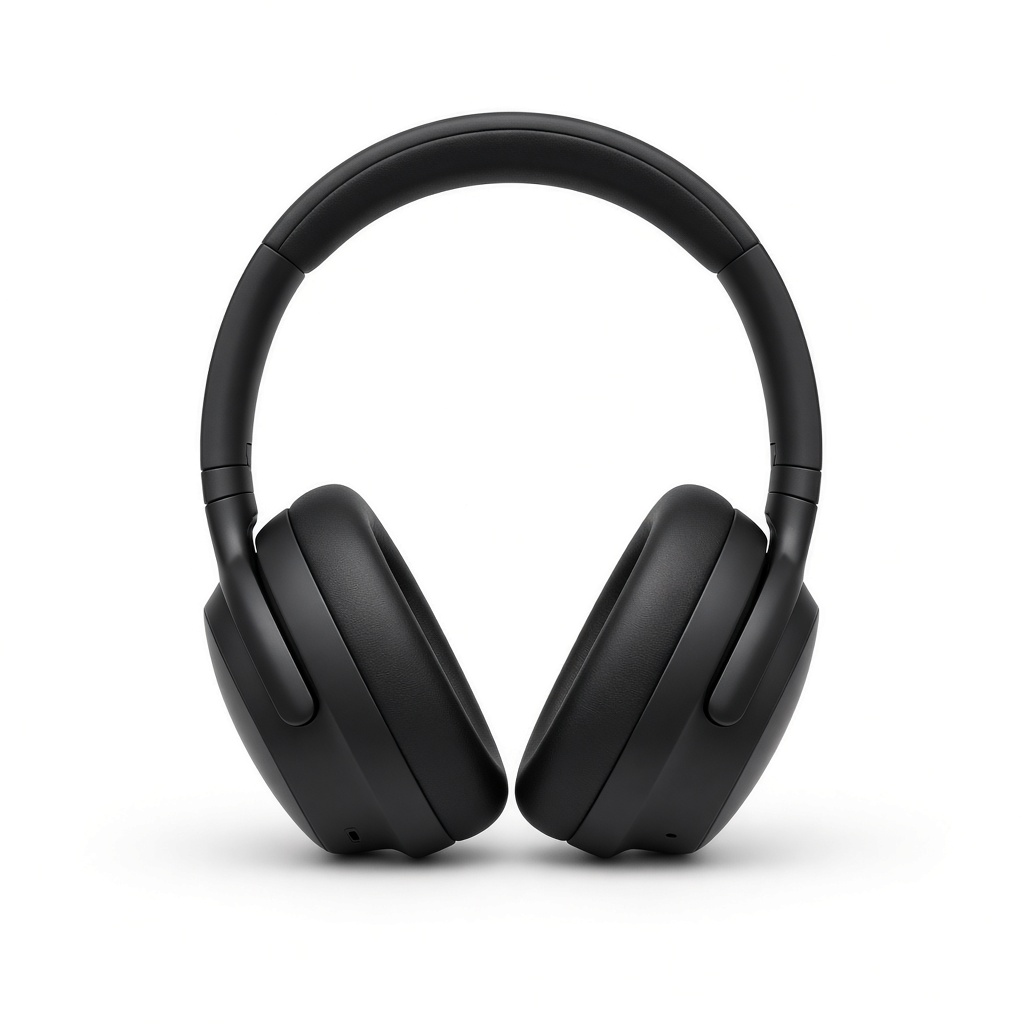 Catalog creative variant A of wireless headphones